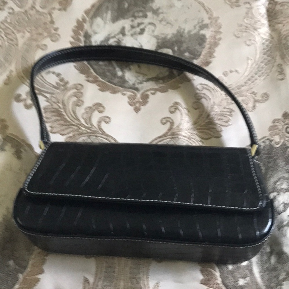 Black Alligator Liz Claiborne bag